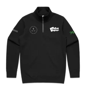 The Canopy 272 Normanby Rd Half Zip  Stencil Sweater